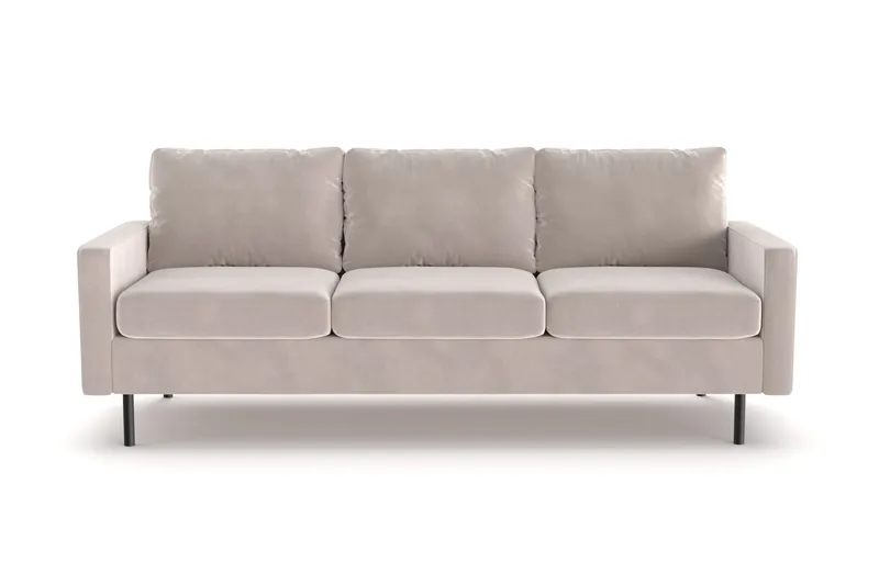 Peppe 3-personers Manchester Sofa, Beige