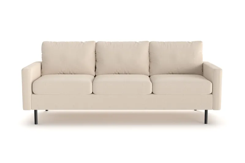 Peppe 3-personers Manchester Sofa, Greige