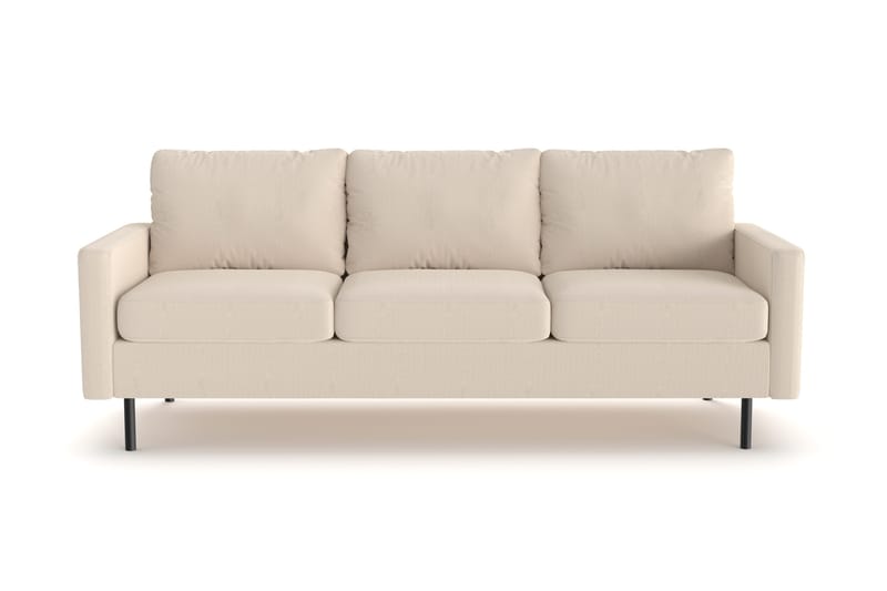 Peppe 3-personers Manchester Sofa, Greige