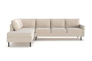 Peppe 4-personers Venstrevendt L-formet Chaiselongsofa i Manchester