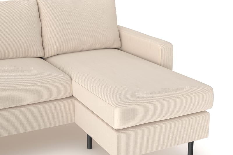 Peppe 4-personers Venstrevendt U-formet Sofa med Divan og Chaiselong i Manchester - Greige - Møbler - Sofaer - U Sofa