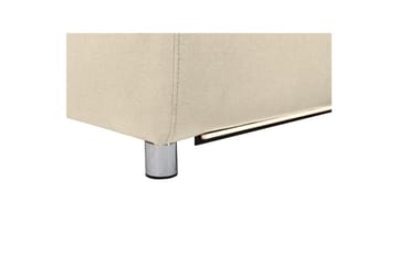 Reclinersofa med hjørne Loft24 Hjørnesofa 3-personers Pareli Vit Vänster - Møbler - Sofaer - Recliner sofaer