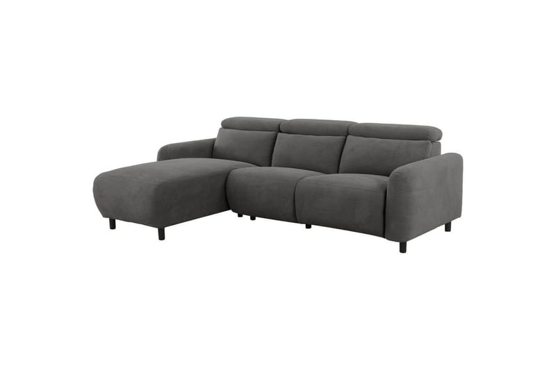 Reclinersofa med hjørne Loft24 Hjørnesofa Loft24 Skaane med elektrisk recliner Grå Höger Manchester - Møbler - Sofaer - Recliner sofaer