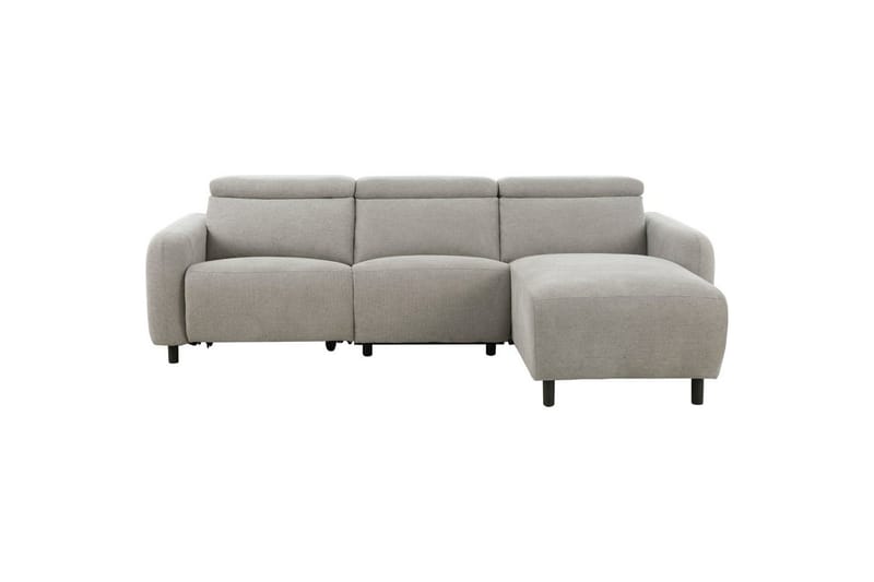 Reclinersofa med hjørne Loft24 Hjørnesofa Loft24 Skaane med manuel lænestol Grå1 Belfast-stof - Møbler - Sofaer - Recliner sofaer
