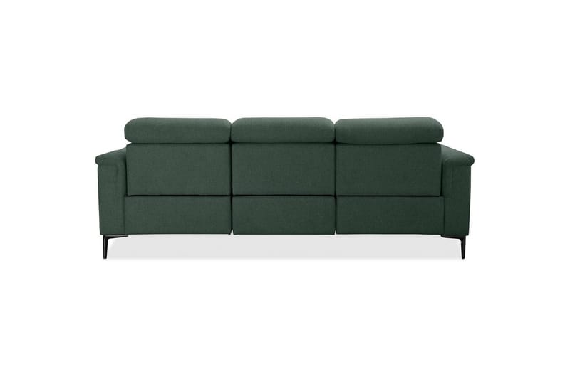 Reclinersofa uden hjørne Loft24 3-personers sofa Lund Dark Green - Møbler - Sofaer - 3 personers sofa