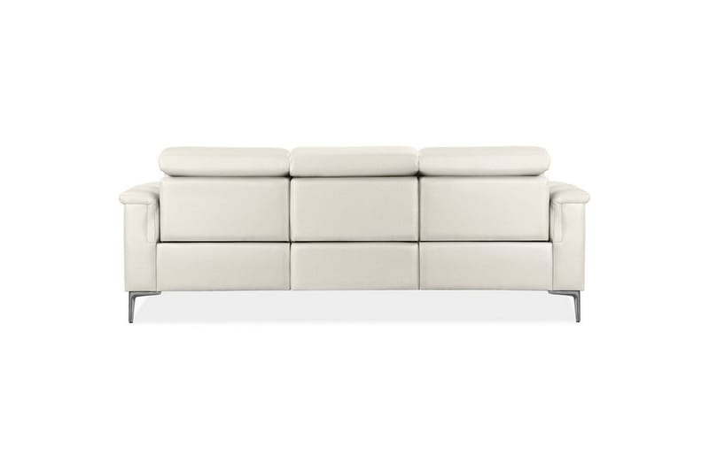 Reclinersofa uden hjørne Loft24 3-personers sofa Lund Cream White - Møbler - Sofaer - 3 personers sofa