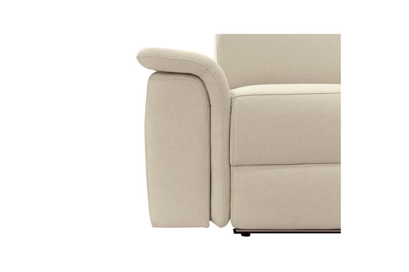 Reclinersofa uden hjørne Loft24 3-personers sofa Rayland Vit - Møbler - Sofaer - 3 personers sofa