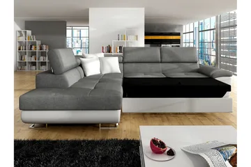 Reginia Sovesofa Med Chaiselong 3-Personers - Grøn - Møbler - Sofaer - Sovesofaer