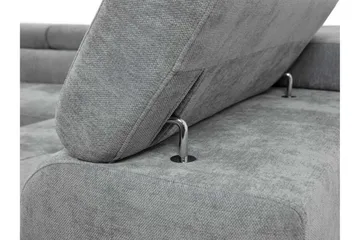 Reginia Sovesofa Med Chaiselong 3-Personers - Grøn - Møbler - Sofaer - Sovesofaer