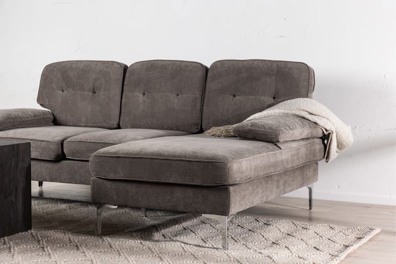 Remis Sofa 3-personers Mørkegrå - Venture Home - 3 personers sofa