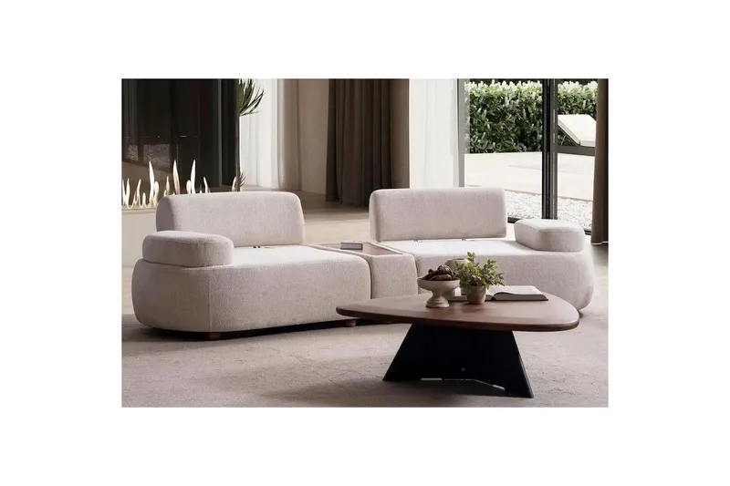 Rio Sofa 2-personers - Cremehvid - Møbler - Sofaer - 2 personers sofa