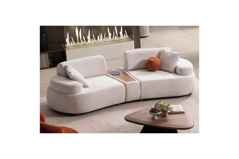 Rio Sofa 2-personers, Cremehvid