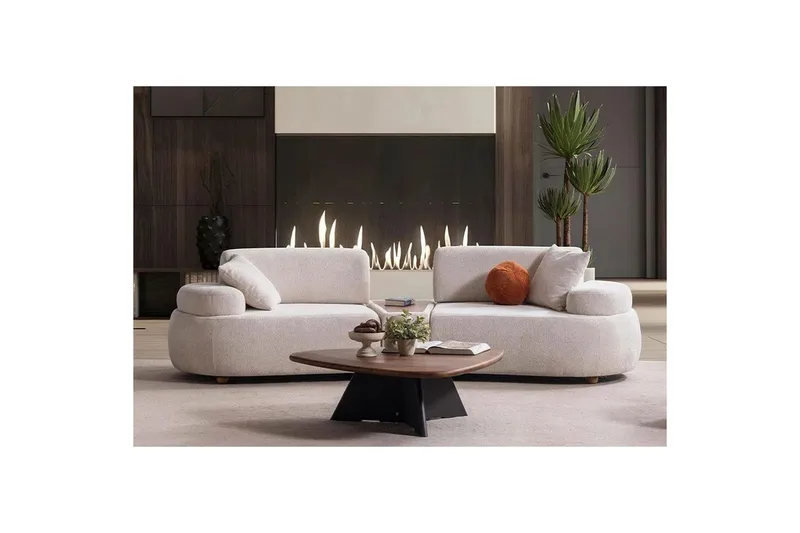 Rio Sofa 2-personers - Cremehvid - Møbler - Sofaer - 2 personers sofa