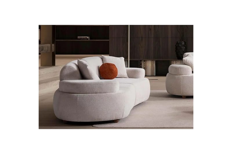 Rio Sofa 3-personers - Cremehvid - Møbler - Sofaer - 3 personers sofa