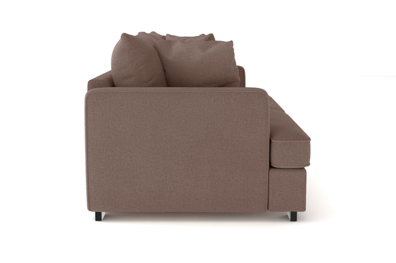 Rossita 3-personers Dyb Sofa i Stof - Brun - Møbler - Sofaer - 3 personers sofa