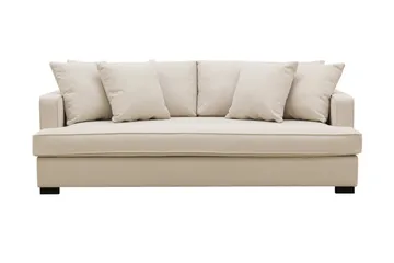 Rossita 3-personers Dyb Sofa med Hel Pude i Bouclé