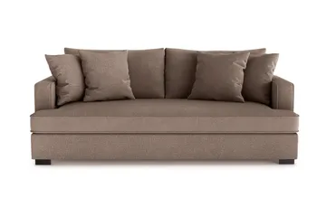 Rossita 3-personers Dyb Sofa med Hel Pude i Stof