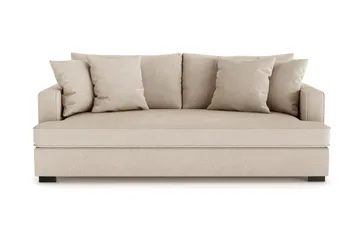 Rossita 3-personers Dyb Sofa med Hel Pude i Stof