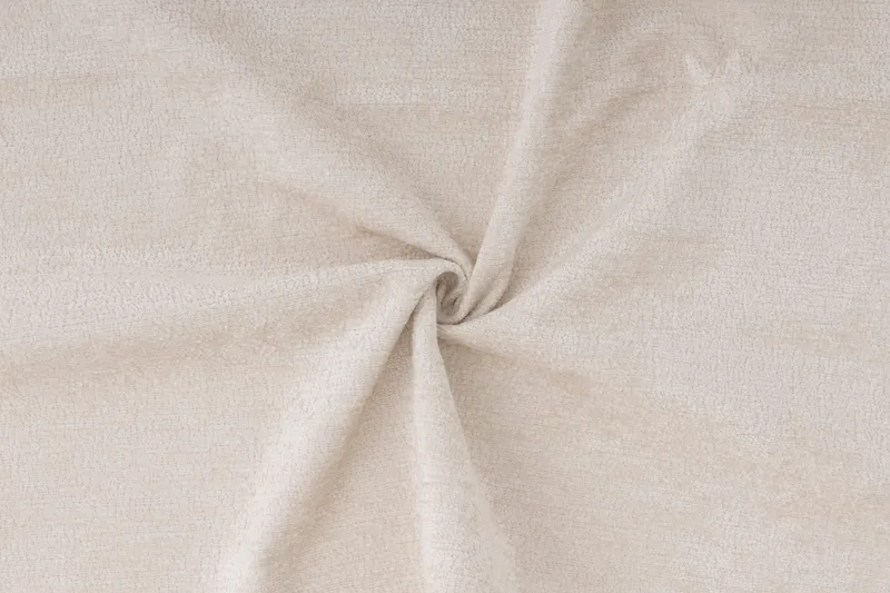 Rossita 3-personers Dyb Sofa med Hel Pude i Chenille - Beige - Møbler - Sofaer - 3 personers sofa