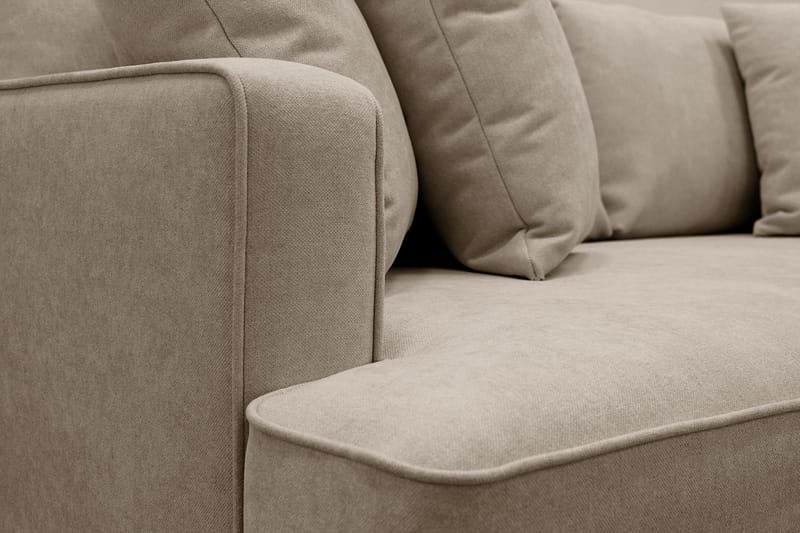 Rossita 4-personers Dyb Sofa i Stof - Brun - Møbler - Sofaer - 4 personers sofa