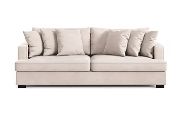 Rossita 4-personers Dyb Sofa i Fløjl