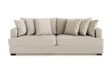 Rossita 4-personers Dyb Sofa i Jernbanefløjl