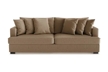 Rossita 4-personers Dyb Sofa i Jernbanefløjl