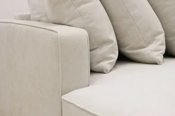 Rossita 5-personers Højrevendt U-formet Dyb Sofa med Divan og Chaiselong i Stof - Beige - Møbler - Sofaer - U Sofa
