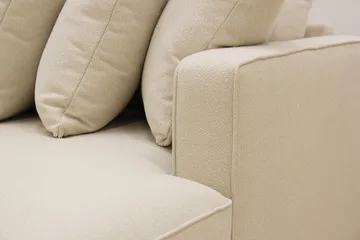 Rossita 5-personers Venstrevendt U-formet Dyb Sofa med Divan og Chaiselong i Bouclé - Beige - Møbler - Sofaer - U Sofa