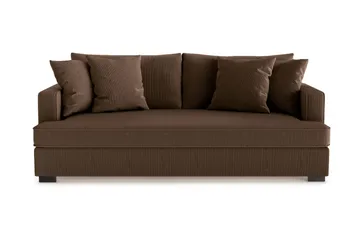 Rossita Dyb 3-personers veloursofa hel hynde