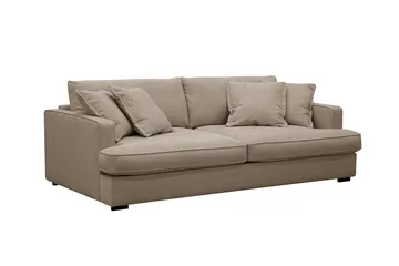 Rossita Lyx 2,5-personers ekstra dyb sofa i stof - Brun - Møbler - Sofaer - 3 personers sofa