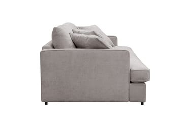 Rossita Lyx 2,5-personers ekstra dyb sofa i chenille - Trenza 08, Grå/Brun Chenille - Møbler - Sofaer - 3 personers sofa