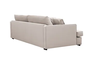 Rossita Lyx 2,5-personers ekstra dyb sofa i velour - Beige - Møbler - Sofaer - Velour sofaer