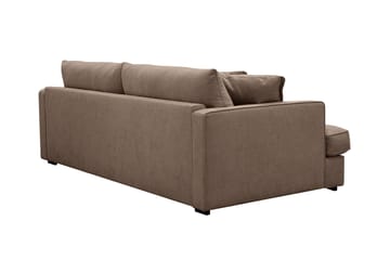 Rossita Lyx 2,5-personers ekstra dyb sofa i stof - Mørkebrun - Møbler - Sofaer - 3 personers sofa