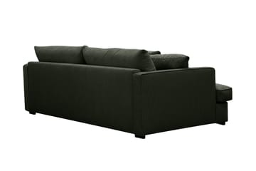 Rossita Lyx 2,5-personers ekstra dyb sofa i Jernbanefløjl - Mørkegrøn - Møbler - Sofaer - 3 personers sofa