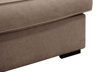 Rossita Lyx 2,5-personers ekstra dyb sofa i stof - Mørkebrun - Møbler - Sofaer - 3 personers sofa
