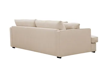 Rossita Lyx 2,5-personers ekstra dyb sofa i Jernbanefløjl - Beige - Møbler - Sofaer - 3 personers sofa