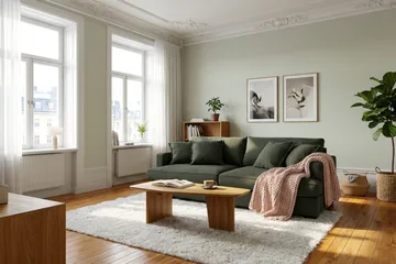 Rossita Lyx 2,5-personers ekstra dyb sofa i Jernbanefløjl - Mørkegrøn - Møbler - Sofaer - 3 personers sofa