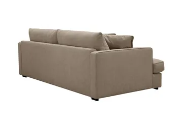 Rossita Lyx 2,5-personers ekstra dyb sofa i stof - Brun - Møbler - Sofaer - 3 personers sofa