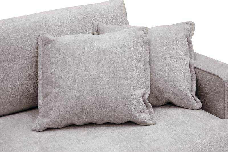 Rossita Lyx 2,5-personers ekstra dyb sofa i chenille - Grå/Brun - Møbler - Sofaer - 3 personers sofa