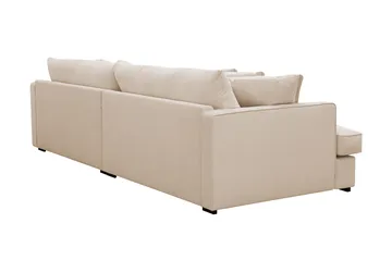 Rossita Lyx 3,5-personers Ekstra Dyb Sofa i Jernbanefløjl - Beige - Møbler - Sofaer - 4 personers sofa