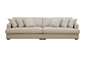 Rossita Lyx 3,5-personers Ekstra Dyb Sofa i Jernbanefløjl