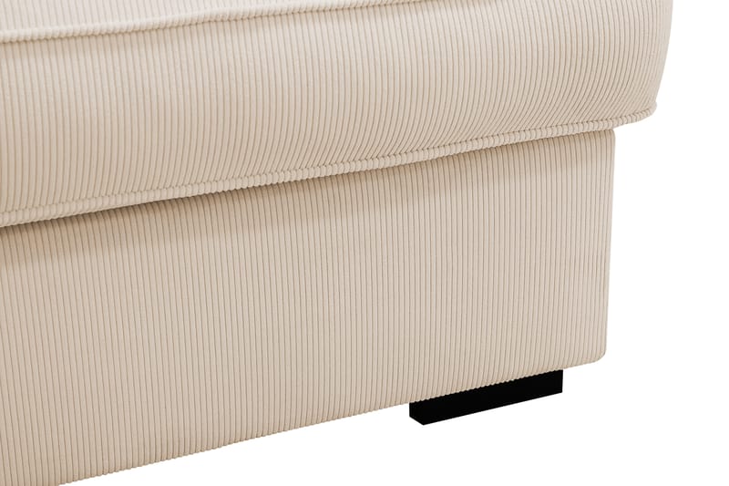 Rossita Lyx 3,5-personers Ekstra Dyb Sofa i Jernbanefløjl - Beige - Møbler - Sofaer - 4 personers sofa