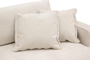 Rossita Lyx 3-personers ekstra dyb sofa i chenille - Trenza 06, Beige Chenille - Møbler - Sofaer - 3 personers sofa