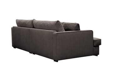 Rossita Lyx 3-personers ekstra dyb sofa i fløjl - Taupe - Møbler - Sofaer - 3 personers sofa