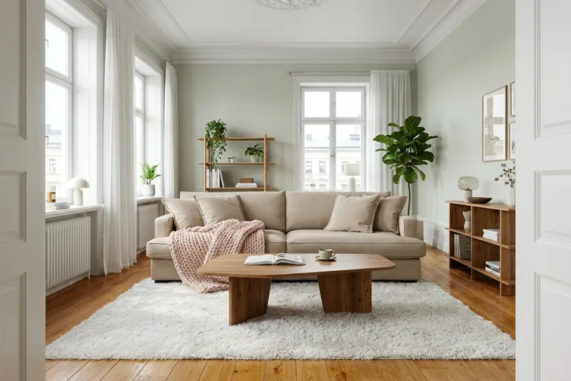 Rossita Lyx 3-personers ekstra dyb sofa i stof - Lysebrun - Møbler - Sofaer - 3 personers sofa