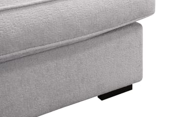 Rossita Lyx 3-personers ekstra dyb sofa i chenille - Trenza 03, Grå Chenille - Møbler - Sofaer - 3 personers sofa