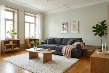 Rossita Lyx 3-personers ekstra dyb sofa i chenille - Trenza 01, Sort Chenille - Møbler - Sofaer - 3 personers sofa