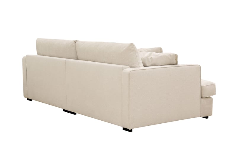 Rossita Lyx 3-personers ekstra dyb sofa i chenille - Beige - Møbler - Sofaer - 3 personers sofa