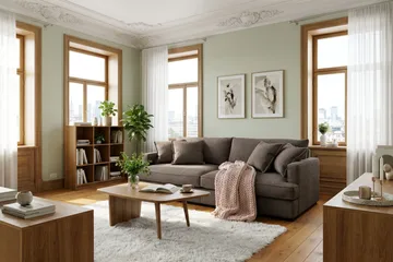 Rossita Lyx 3-personers ekstra dyb sofa i fløjl - Taupe - Møbler - Sofaer - 3 personers sofa